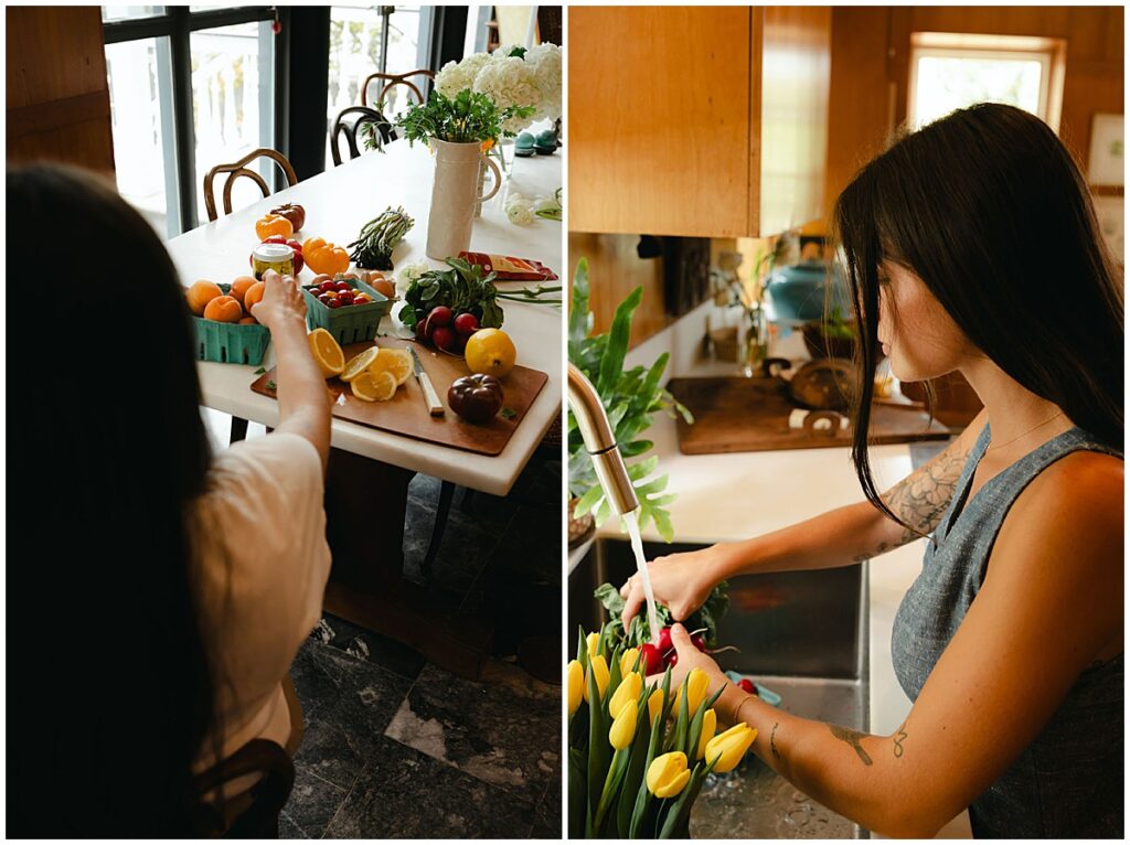 Branding photoshoot for wellness business. Photography by Emily Barnes, owner of Emily B Creative.