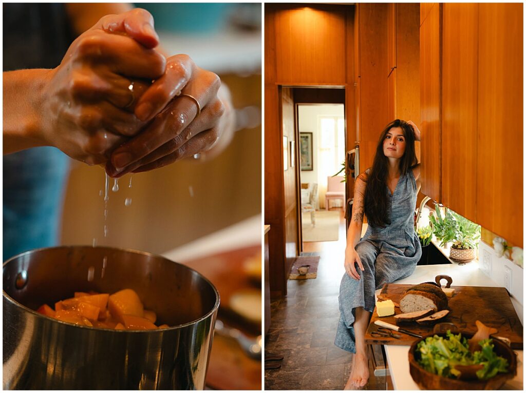 Branding photoshoot for wellness business. Photography by Emily Barnes, owner of Emily B Creative.