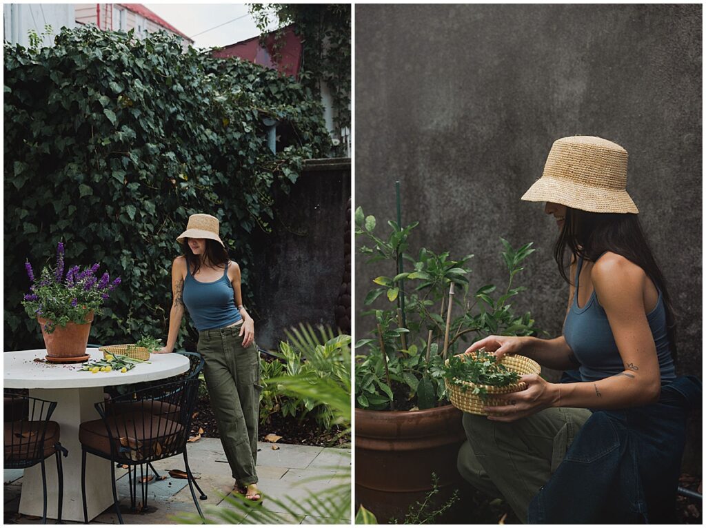 Branding photoshoot for wellness business. Photography by Emily Barnes, owner of Emily B Creative.